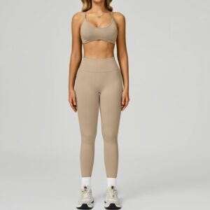 Seamless Yoga Set High-waisted Fitness Workout Outfit